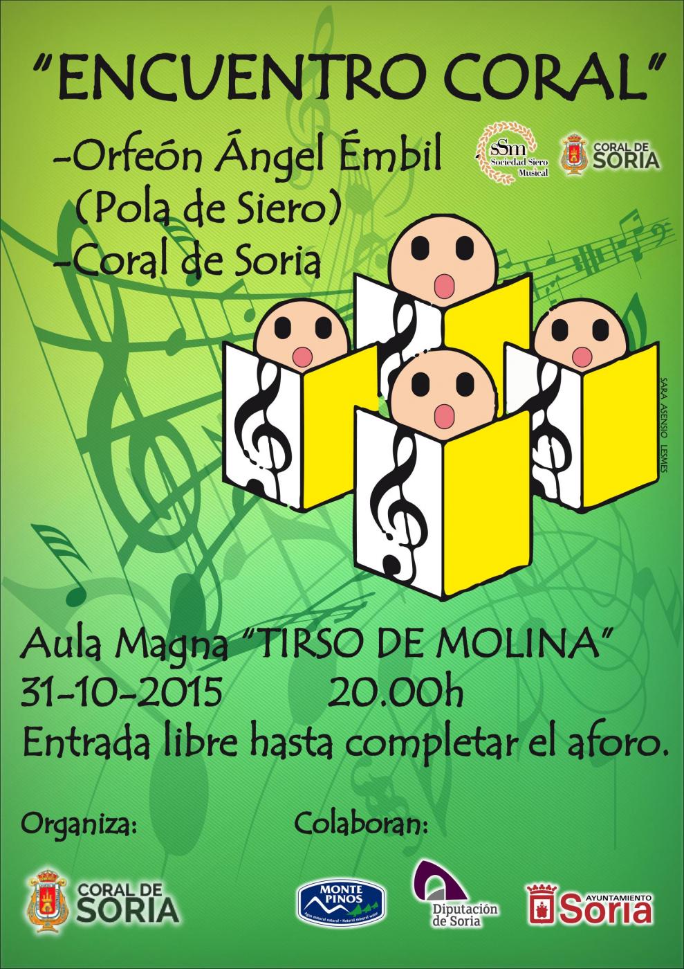 Encuentro Coral: Coro Ángel Embil (Pola de Siero, Asturias) y Coral de Soria